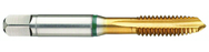 41836 2B 3-Flute Cobalt Green Ring Spiral Point Plug Tap-TiN - Eagle Tool & Supply