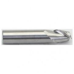 3/8" Dia. - 2" OAL -  Carbide for Aluminum ALU-S-45°-HP Stub End Mill - 2 FL - Eagle Tool & Supply