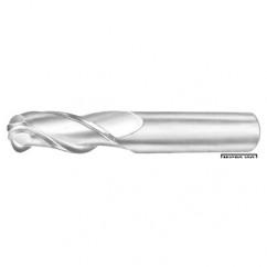 9/32" Dia. - 2-1/2" OAL - AlTiN-CBD-30°-Center Cut-Ball Nose HP End Mill-4 FL - Eagle Tool & Supply