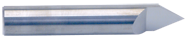 1/4" x 1/2" Split Length - SE - 30° Pt - Carbide Engraving Blank - Eagle Tool & Supply