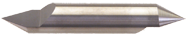 5/16" x 1/2" Split Length - DE - 30° Pt - Carbide Engraving Blank - Eagle Tool & Supply