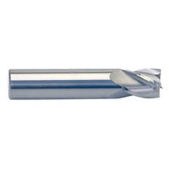 1/2" Dia. - 5/8" LOC - 2-1/2" OAL - 3 FL Carbide S/E HP End Mill-Uncoated - Eagle Tool & Supply