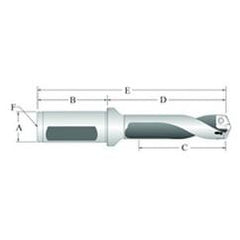 60712S-075F Spade Drill Holder - Eagle Tool & Supply