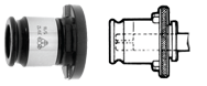 Positive Tap Adaptor -3/8" - Adaptor Size 2 - Eagle Tool & Supply