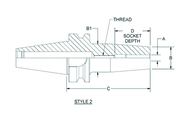 HSK63 3/4 x 3.94 - Shrink Fit Tool Holder - Eagle Tool & Supply