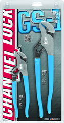 Channellock Tongue & Groove Plier Set -- #GS1; 2 Pieces; Includes: 6-1/2"; 9-1/2" - Eagle Tool & Supply