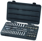 57PC 3/8" DRIVE 6 PT SKT SET - Eagle Tool & Supply