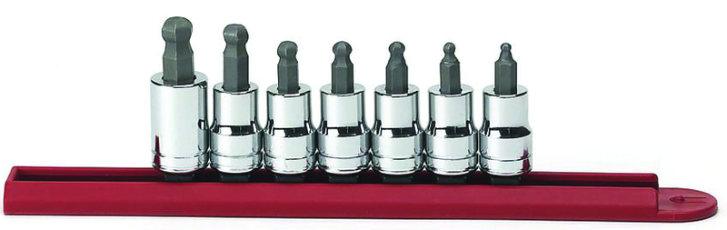 7PC SAE BALL HEX BIT SOCKET SET - Eagle Tool & Supply