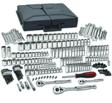 216PC 1/4" 3/8" AND 1/2" DR 6 AND - Eagle Tool & Supply