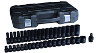 39PC 1/2" DR 6PT METRICSTD/DEEP - Eagle Tool & Supply