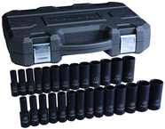 27PC 1/2" DR 6PT SAE/METRIC DEEP - Eagle Tool & Supply