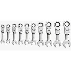 10PC STUBBY FLEX COMBINATION - Eagle Tool & Supply