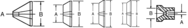 Type IV; Style 5 Bell Head - Live Center Adaptor - Eagle Tool & Supply