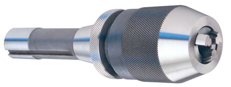 1/32 - 1/2'' Capacity - 4MT SH - Keyless Drill Chuck with Integral Shank - Eagle Tool & Supply