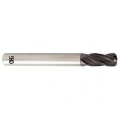 5/16 Dia. x 2-1/2 Overall Length 4-Flute .030 C/R Solid Carbide SE End Mill-Round Shank-Center Cutting-TiALN - Eagle Tool & Supply