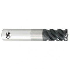 6mm x 6mm x 9mm x 60mm 4Fl 1mm Square Carbide End Mill - TiALN - Eagle Tool & Supply