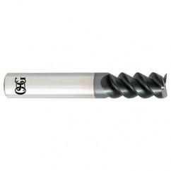 7/16 x 7/16 x 1 x 2-3/4 3Fl  Square Carbide End Mill - TiALN - Eagle Tool & Supply