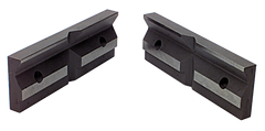 1-Pair Matching V-Groove Jaw Plates; For: 4/5" Speed Vise - Eagle Tool & Supply