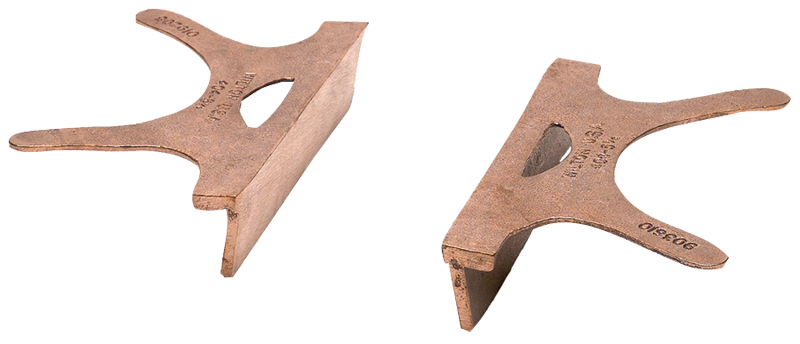 404-6, Copper Jaw Caps, 6" Jaw Width - Eagle Tool & Supply