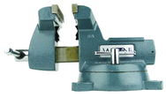 745, 740 Series Mechanics Vise - Swivel Base, 5" Jaw Width, 5-1/4" Jaw Opening, 3-3/4" Throat Depth - Eagle Tool & Supply