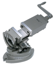 3-Axis Precision Tilting Vise 6" Jaw Width, 1-3/4" Depth - Eagle Tool & Supply