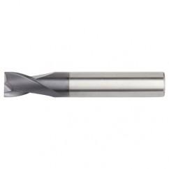 5/16x5/16x13/16x2-1/2 2FL Square Carbide End Mill-Round Shank-TiAlN - Eagle Tool & Supply