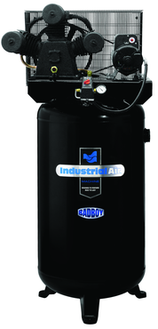 80 Gal. Single Stage Air Compressor, Vertical, Super Hi-Flo, 155 PSI - Eagle Tool & Supply