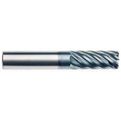 6mm x 6mm x 18mm x 63mm x 7 Flute  0,5mmR 3xD Pow-R-Path Mill AlCRNX Coated-Series IPT7-CR - Eagle Tool & Supply