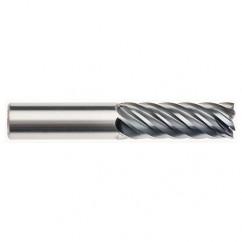 6mm x 6mm x 24mm x 75mm x 7 Flute  Square 4xD Pow-R-Path Mill AlCRNX Coated-Series IPT7-SQ - Eagle Tool & Supply