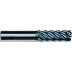 3/8 x 3/8 x 1-5/16 x 3-1/2 x .030 Rad 9 Flute End Mill IPT9-AlCrNX Coated - Eagle Tool & Supply