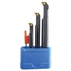 Set of 3 Boring Bars - Includes 1 of Each: S06JSDUCR2, S08KSDUCR2, S10MSDUCR2 - Eagle Tool & Supply