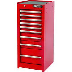 Proto® 440SS Side Cabinet - 9 Drawer, Black - Eagle Tool & Supply