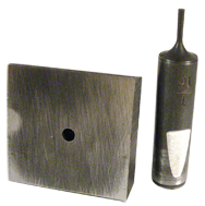 Punch & Die Set for Bench Punch - 3/8" Square - Eagle Tool & Supply