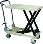 SLT-330F, Scissor Lift Table With Folding Handle - Eagle Tool & Supply