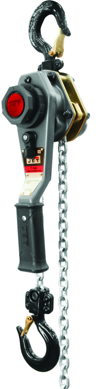 JLH Series 1 Ton Lever Hoist, 5' Lift with Overload Protection - Eagle Tool & Supply