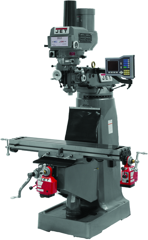 JTM-4VS Mill With X, Y and Z-Axis Powerfeeds - Eagle Tool & Supply