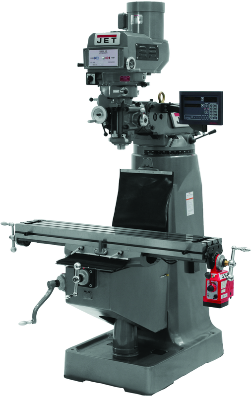 JTM-4VS Mill With Newall DP700 DRO and X- Axis Powerfeed - Eagle Tool & Supply