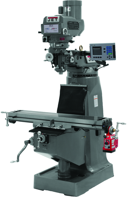 JTM-4VS Mill With ACU-RITE 200S DRO With X-Axis Powerfeed - Eagle Tool & Supply