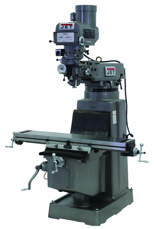 JTM-1050 Mill With ACU-RITE 200S DRO With X-Axis Powerfeed - Eagle Tool & Supply