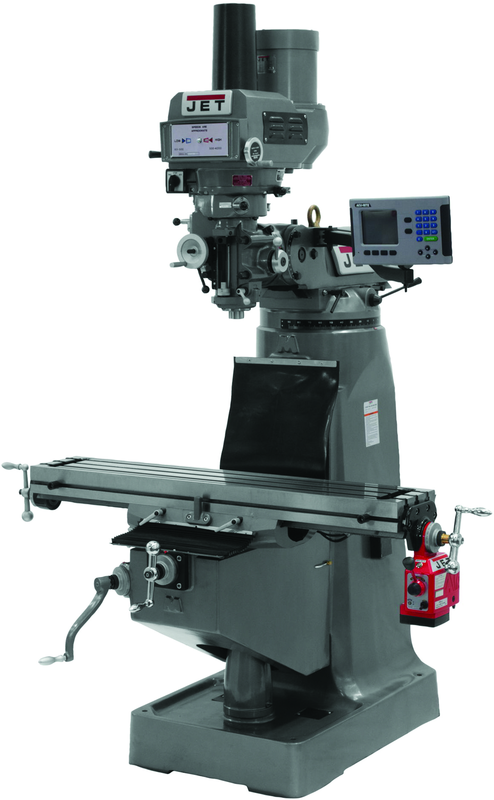 JTM-4VS Mill With ACU-RITE 200S DRO With X-Axis Powerfeed and Power Draw Bar - Eagle Tool & Supply