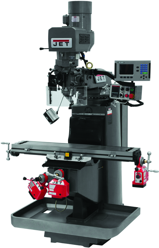 JTM-949EVS Mill With Acu-Rite 200S DRO With X, Y and Z-Axis Powerfeeds - Eagle Tool & Supply