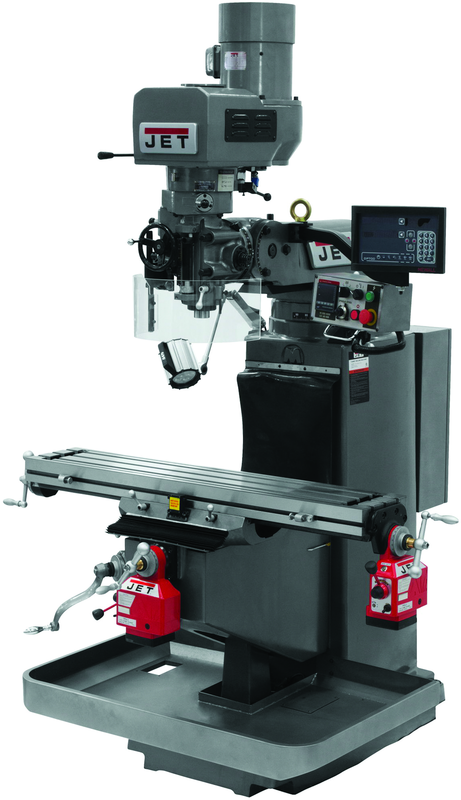 JTM-949EVS with Newall DP700 DRO, X & Y Powerfeeds - Eagle Tool & Supply