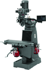 JTM-2 Mill With 3-Axis Newall DP700 DRO(Quill) With X-Axis Powerfeed - Eagle Tool & Supply