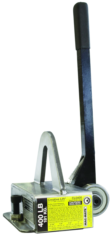 Mag Lifting Device- Flat Steel Only- 400lbs. Hold Cap - Eagle Tool & Supply