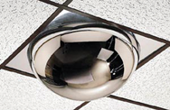 22" Dome- 2x4' 360° Drop-In Ceiling Mount - Safety Mirror - Eagle Tool & Supply