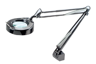 Floating Arm Magnifier Light - 5" Rnd Lens; 3 Diopter - Eagle Tool & Supply