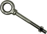 316 Stainless Steel Plain Pattern Nut Eye Bolt - 1/4-20 Thread; 1/2" Eye Dia. - Eagle Tool & Supply