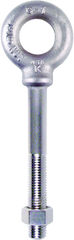 Plain Pattern Nut Eye Bolt - 1-8 Thread; 2" Eye Dia. - Eagle Tool & Supply