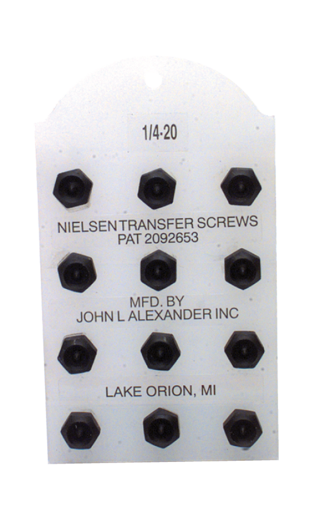 Nielsen Transfer Screw Set - 7/16 - 5/8 (Set of 12) - Eagle Tool & Supply