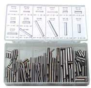 Dowel Pin Assortment - SS - 1/16 thru 1/4 Dia - Eagle Tool & Supply